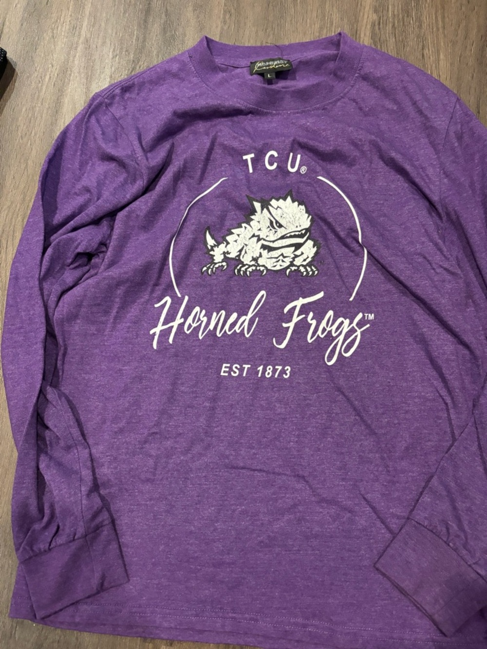 TC Horned Frogs Purple Long Sleeve Tee